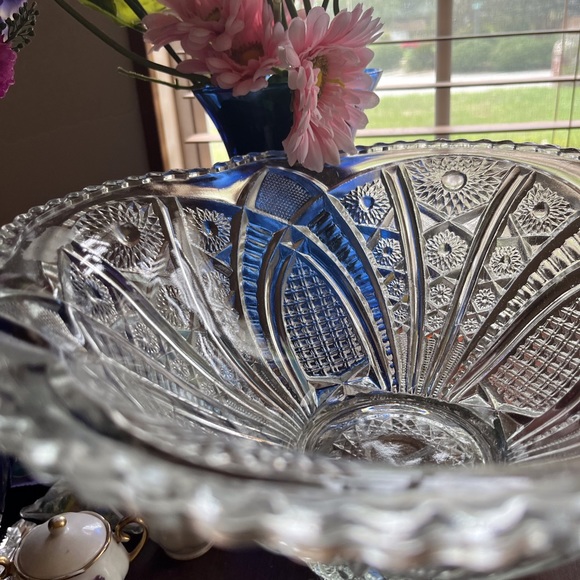 SELLING CLEAR GLASS CANDY COMPOTE PRE- OWNED CONDITION - Picture 5 of 5